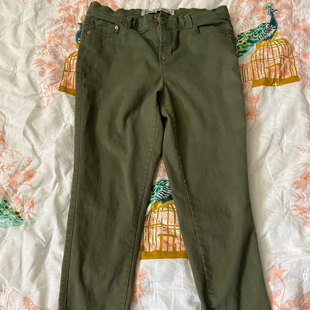 Green jeans